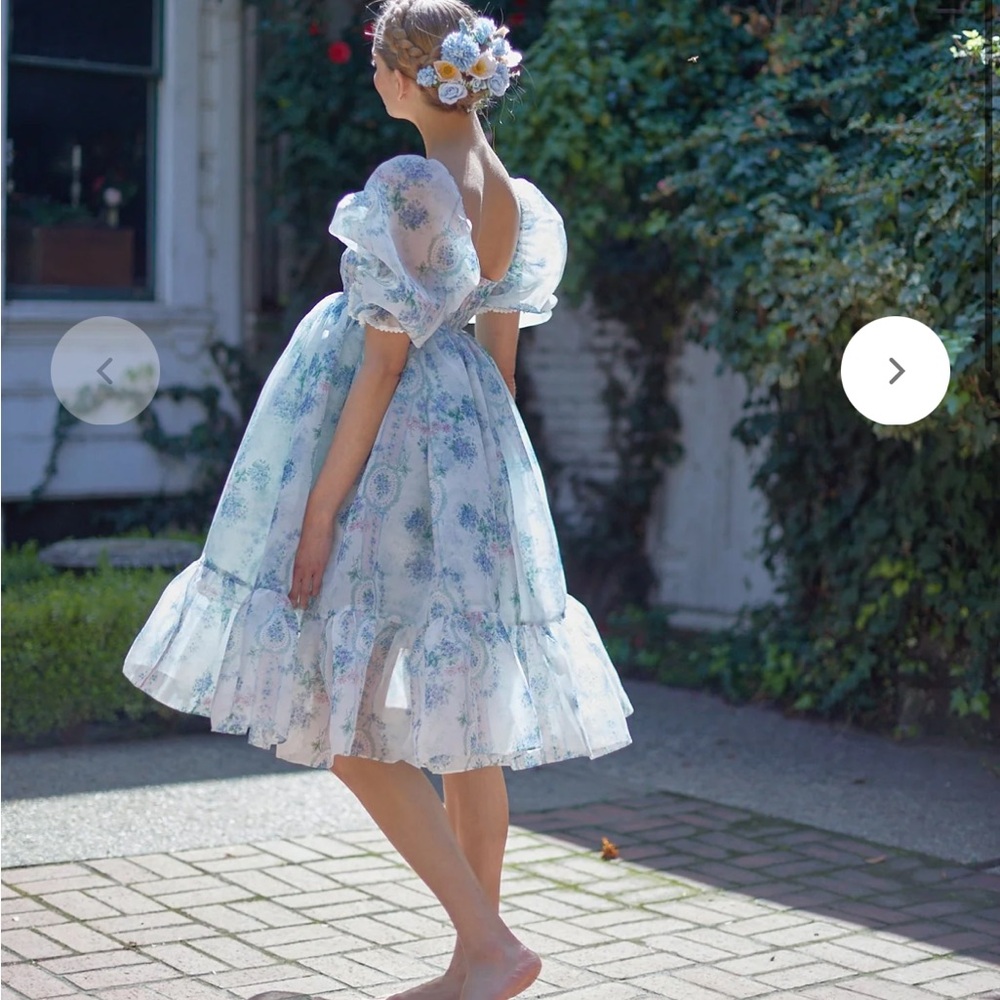 Selkie La Belle Etoile Organza French Puff Dress